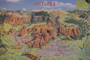 Meteora map